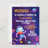 Virtual Reality Birthday Party GIRL Kaart (Voorkant)