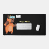 "Virtual Reality Capybara Gamer" Bureaumat (Keyboard & Muis)