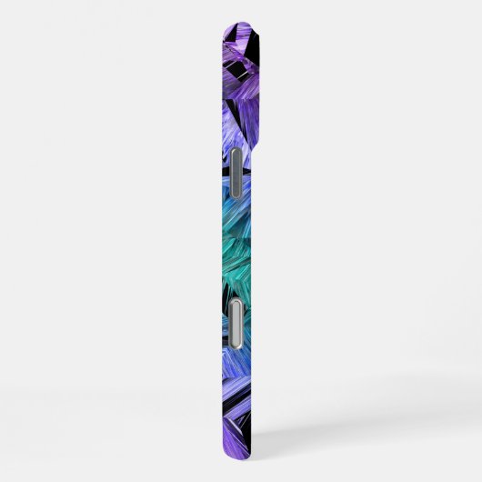 virtual reality, dark crystal gradient: iPhone hoesje (Rechterkant)