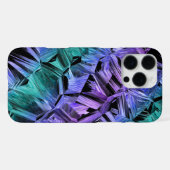 virtual reality, dark crystal gradient: iPhone hoesje (Achterkant horizontaal)