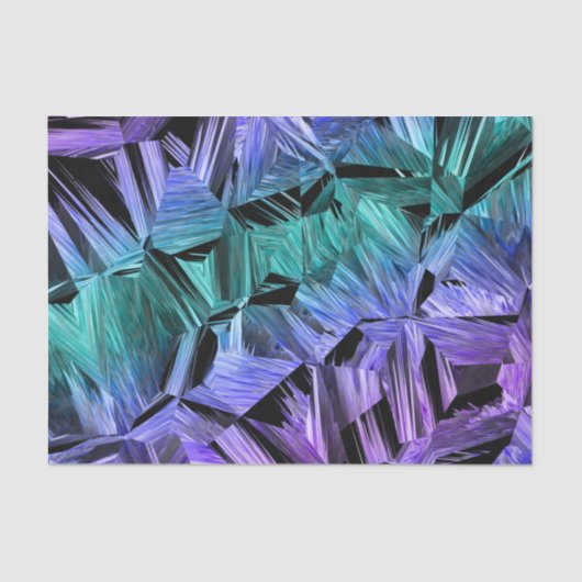 virtual reality, dark crystal gradient: tissuepapier (Voorkant)