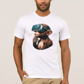 Virtual Reality Enthusiast - Trendy Aap in VR G T-shirt (Voorkant)