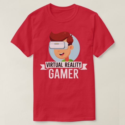 Virtual reality-gamer t-shirt (Design voorkant)