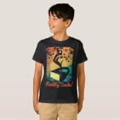 Virtual Reality Graphic Retro Distressed Art voor T-shirt (Voorkant volledig)
