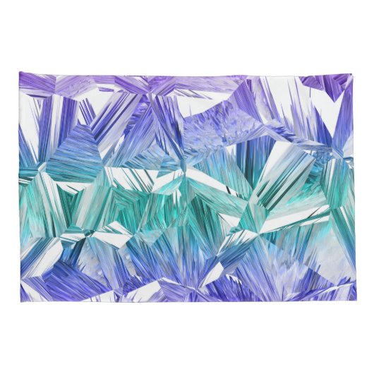 Virtual Reality Inverted, bleke kristalgradiënt: Kussensloop (Achterkant-Rechts)