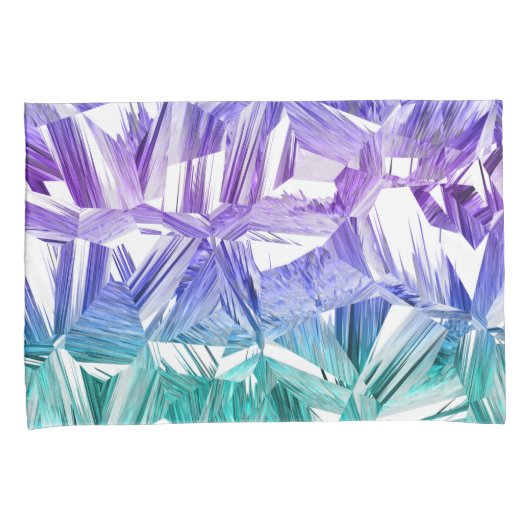 Virtual Reality Inverted, bleke kristalgradiënt: Kussensloop (Voorkant-Rechts)