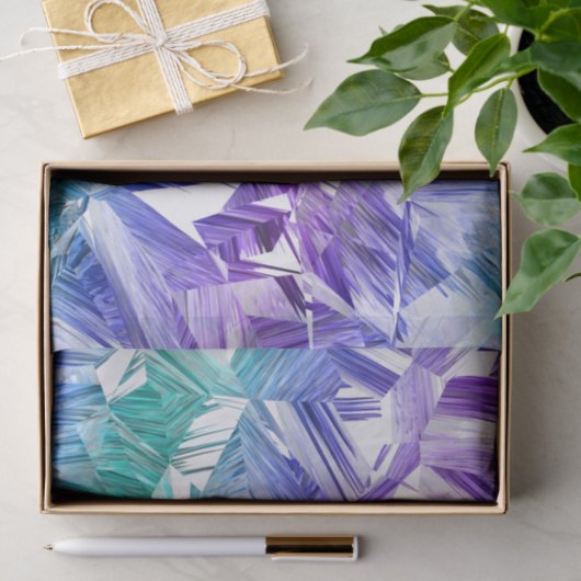 Virtual Reality Inverted, bleke kristalgradiënt: Tissuepapier (Geschenk)