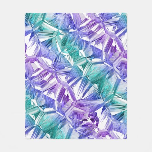 Virtual Reality Inverted Pastel : Fleece deken (Voorkant)