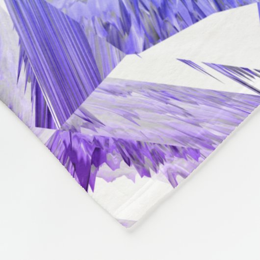 Virtual Reality Inverted Pastel : Fleece deken (Hoek)