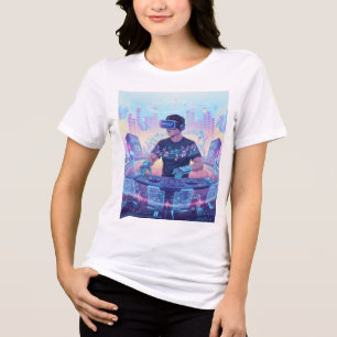 Virtual Reality Mixscape DJ T-shirt