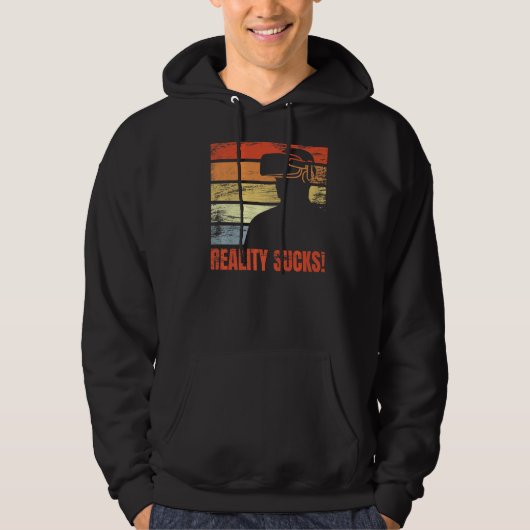 Virtual Reality Outfit For A Vr Gamer Of Virtual R Hoodie (Voorkant)