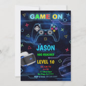 Virtual Reality Verjaardagsspellen Nodigt uit Kaart (Voorkant)