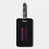 Virtual Reality VR  Gamer Videoglazen Bagagelabel (Achterkant verticaal)