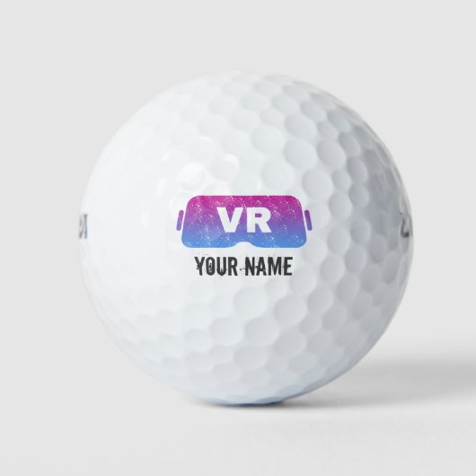 Virtual Reality VR Gamer Videoglazen Golfballen (Voorkant)