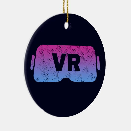 Virtual Reality VR Gamer Videoglazen Keramisch Ornament (Rechts)