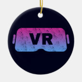 Virtual Reality VR  Gamer Videoglazen Keramisch Ornament (Voorkant)
