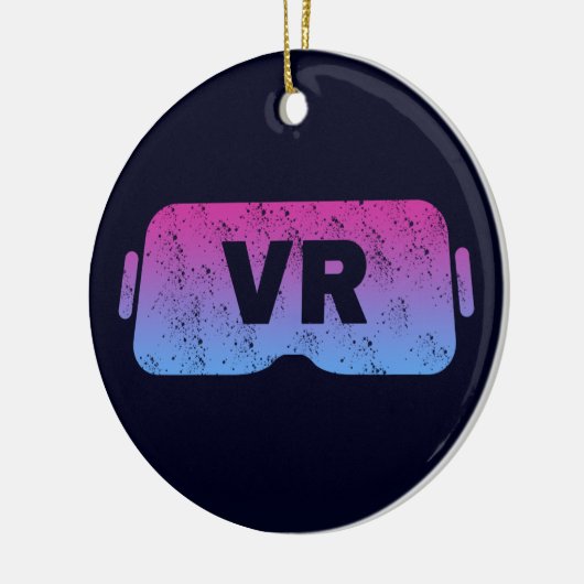 Virtual Reality VR  Gamer Videoglazen Keramisch Ornament (Links)