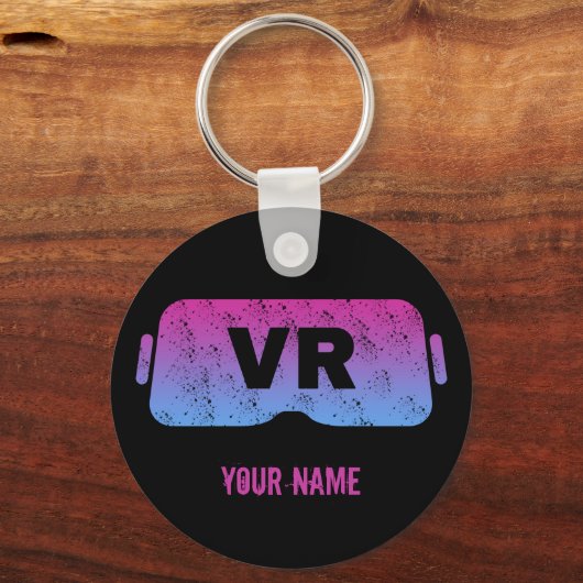Virtual Reality VR  Gamer Videoglazen Sleutelhanger (Achterkant)