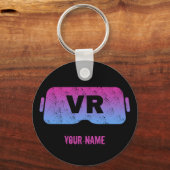 Virtual Reality VR  Gamer Videoglazen Sleutelhanger (Voorkant)