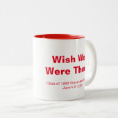 Virtual Reunion Herdenking Mok - 11 oz. (Voorkant rechts)