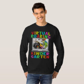 Virtual Roaring Kindergarten Dinosaur T Rex Terug T-shirt (Voorkant volledig)