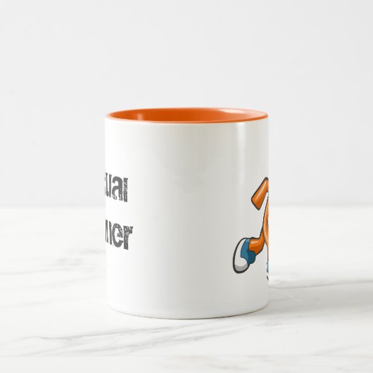 Virtual Runner-Mok Tweekleurige Koffiemok (Center)