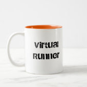 Virtual Runner-Mok Tweekleurige Koffiemok (Links)