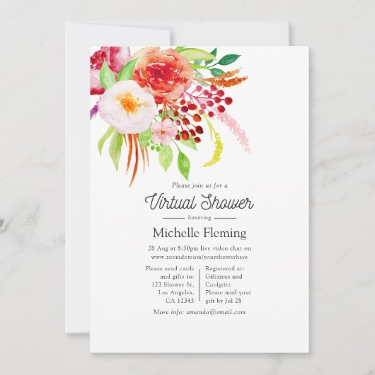  Virtual Shower met bijbehorend handapparaat Kaart (Voorkant)