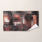 Virtual tegel stijl vierkant mozaïek in beige tot bad handdoek (Handdoek)