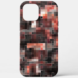 Virtual tegel stijl vierkant mozaïek in beige tot  Case-Mate iPhone case