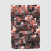 Virtual tegel stijl vierkant mozaïek in beige tot golfhanddoek (Voorkant)