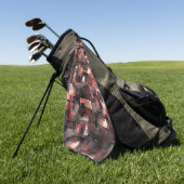 Virtual tegel stijl vierkant mozaïek in beige tot golfhanddoek (Groen)