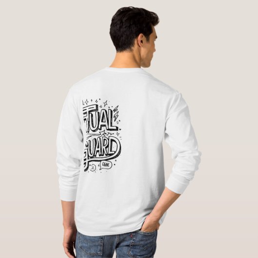 Virtual Vanguard T-shirt met lange mouwen 🎮👕 (Achterkant volledig)