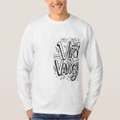 Virtual Vanguard T-shirt met lange mouwen 🎮👕 (Voorkant)