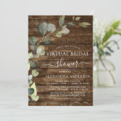 Virtual Vrijgezellenfeest GreenGenery Eucalyptus Kaart (Staand voorkant)