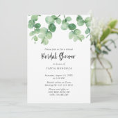 Virtual Vrijgezellenfeest Sage Groen Eucalyptus Sc Kaart (Staand voorkant)