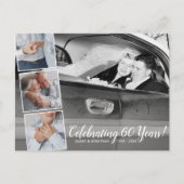 Virtual Wedding Jubileum Party, fotocollage Briefkaart (Voorkant)