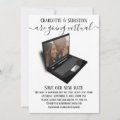Virtual Wedding Save the Date Photo (Voorkant)