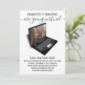 Virtual Wedding Save the Date Photo (Staand voorkant)