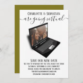 Virtual Wedding Save the Date Photo (Voorkant / Achterkant)