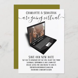 Virtual Wedding Save the Date Photo