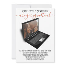 Virtual Wedding Save the Date Photo