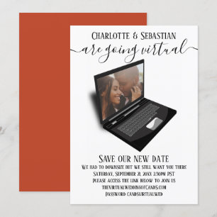 Virtual Wedding Save the Date Photo