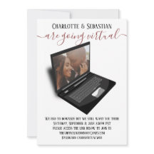 Virtual Wedding Save the Date Photo