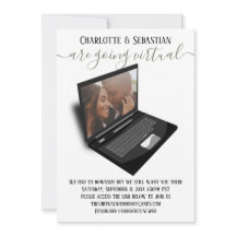 Virtual Wedding Save the Date Photo
