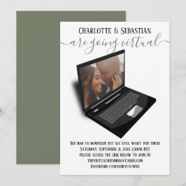 Virtual Wedding Save the Date Photo