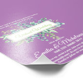 Virtual Wedding Video Chat Live Streaming nodigt u Foto Afdruk (Hoek)