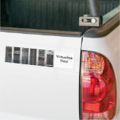 Virtualiseer dit! Bumpersticker (Op Truck)