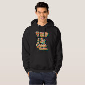 Virtually Awesome Fifth Grade Teacher Virtual Back Hoodie (Voorkant volledig)