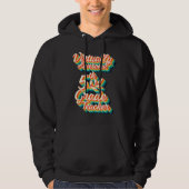 Virtually Awesome Fifth Grade Teacher Virtual Back Hoodie (Voorkant)